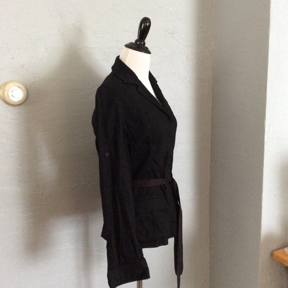 Elie Tahari linen blend jacket - Picture 2 of 8